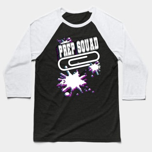 Prep Squad Team Work Splatter Colors Baseball T-Shirt